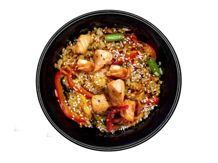 Тяхан с Лососем